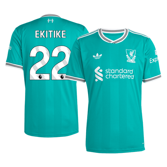 EKITIKE #22 Liverpool Third Away Soccer Jersey 2025/26