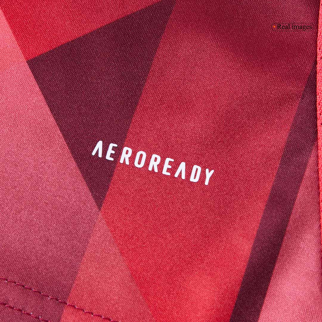 Men's Germany Away Soccer Jersey 2025 Red - Women's Euro