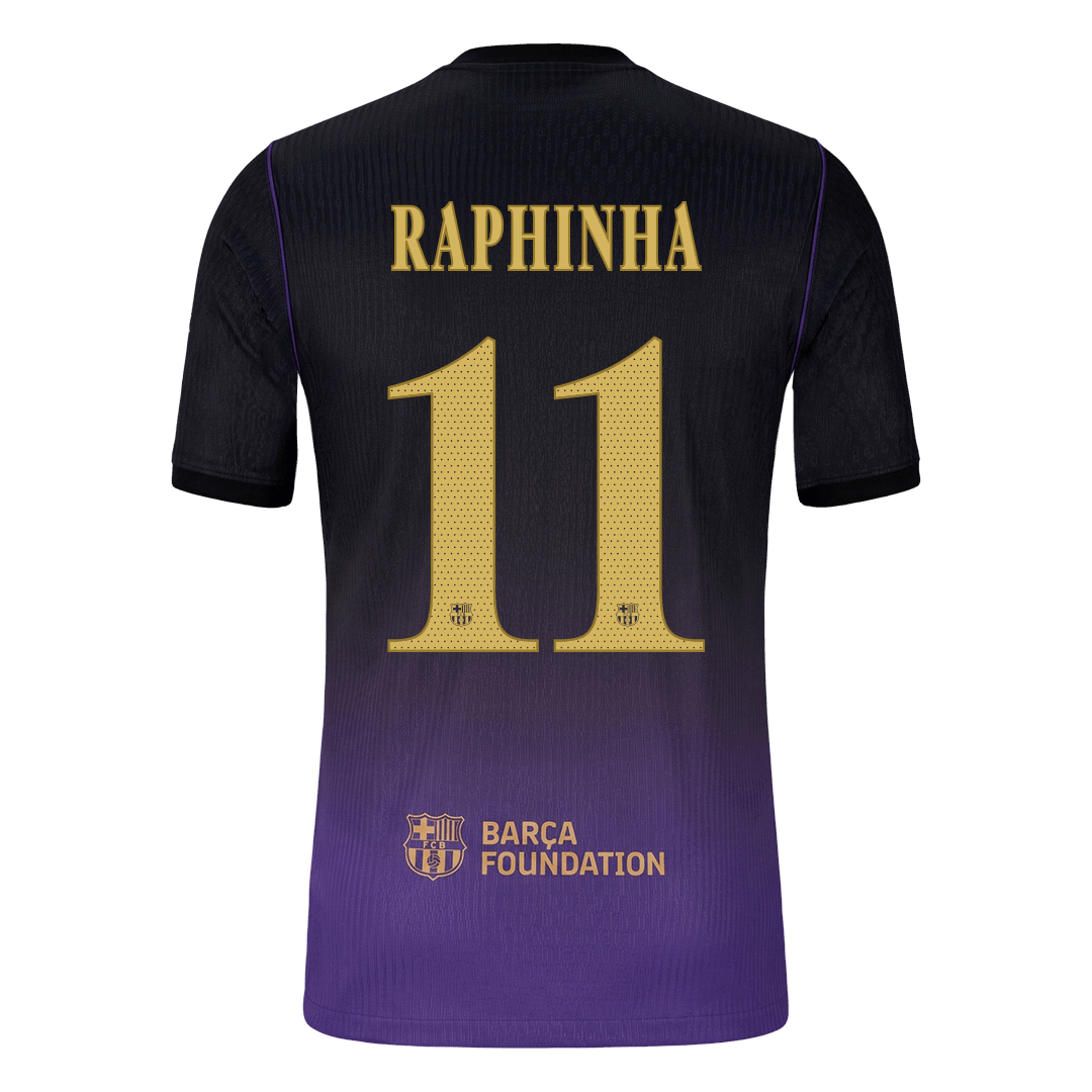 Authentic RAPHINHA #11 Barcelona Away Soccer Jersey 2026/27