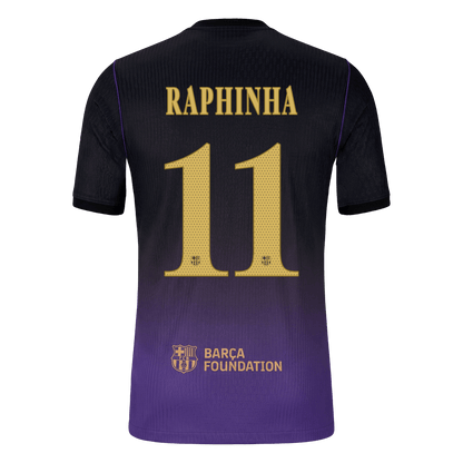 Authentic RAPHINHA #11 Barcelona Away Soccer Jersey 2026/27