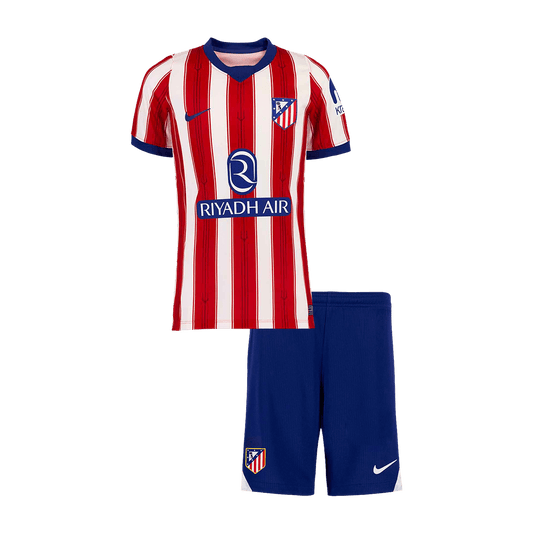 Kids Atletico Madrid Home Football Jersey Kit (Jersey+Shorts) 2026/27 Red&White