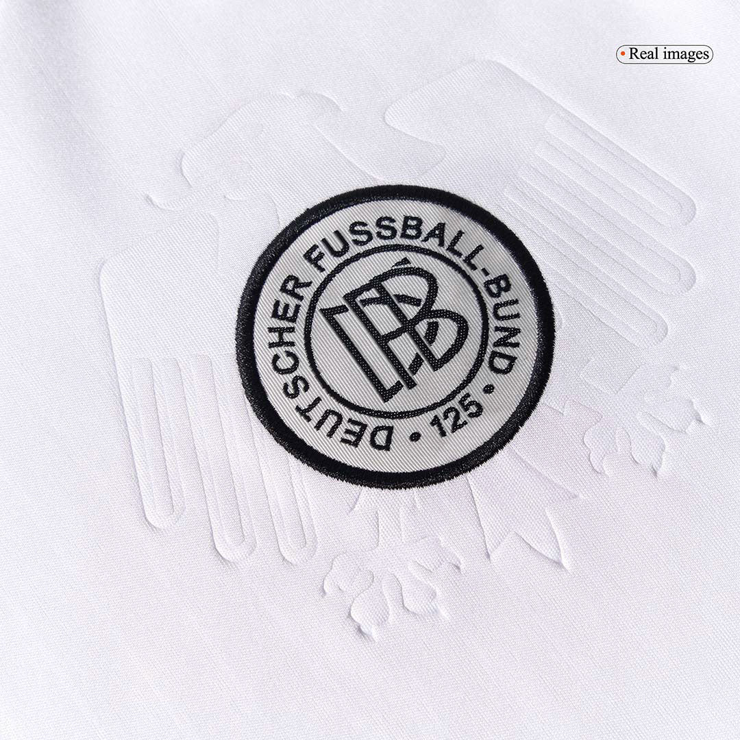 Kid's Germany 125th Anniversary Soccer Jersey Kit(Jersey+Shorts) 2025 White