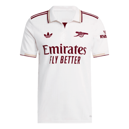Authentic Arsenal Third Away Soccer Jersey 2025/26 White