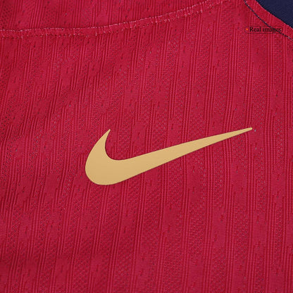 RAPHINHA #11 Authentic Barcelona Home Soccer Jersey 2024/25 Red&Blue - UCL