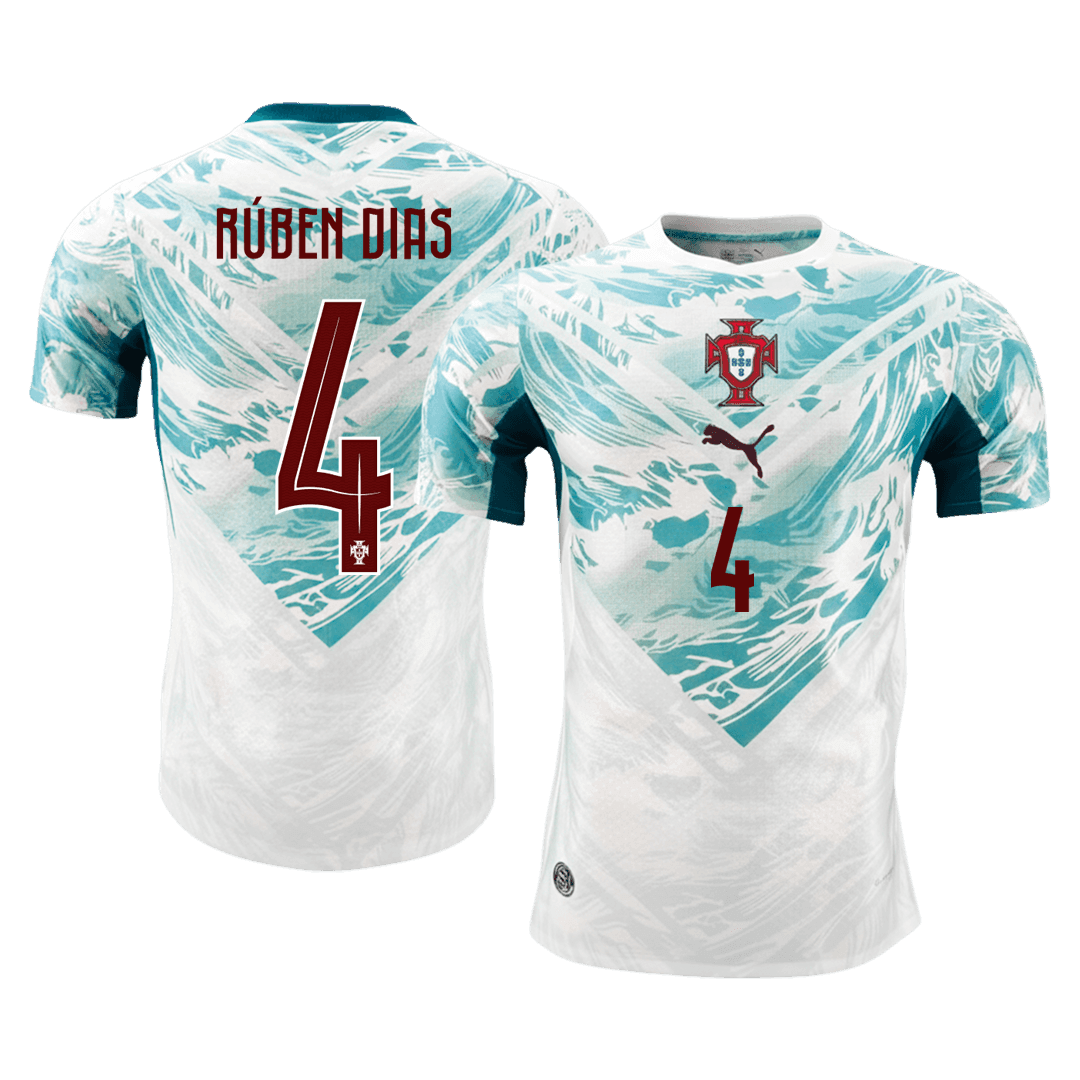 Authentic RÚBEN DIAS #4 Portugal Away Soccer Jersey 2026
