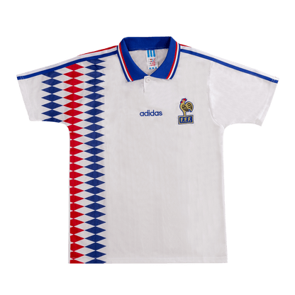 Retro 1994 France Away Soccer Jersey