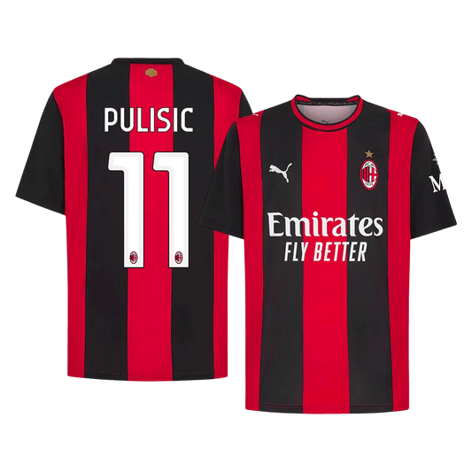 PULISIC #11 AC Milan Home Soccer Jersey 2026/27 Red&Black