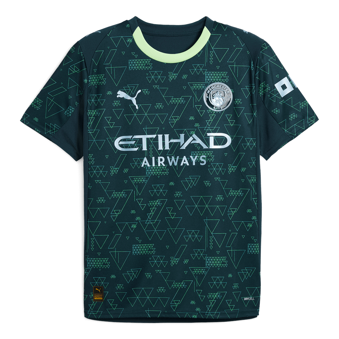 Manchester City Fourth Soccer Jersey 25/26 Green