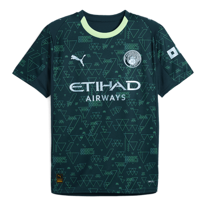 Manchester City Fourth Soccer Jersey 25/26 Green