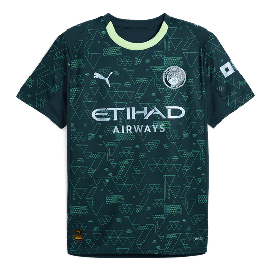 Manchester City Fourth Soccer Jersey 25/26 Green