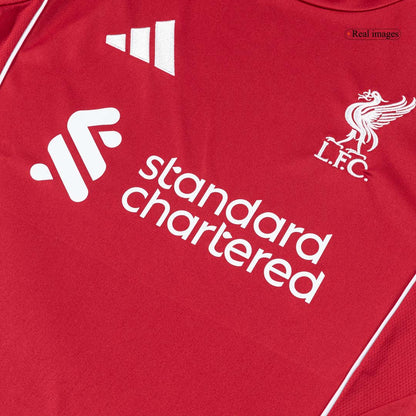 Liverpool Home Soccer Jersey Kit(Jersey+Shorts) 25/26 Red