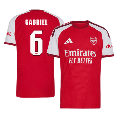 Authentic GABRIEL #6 Arsenal Home Soccer Jersey 2026/27