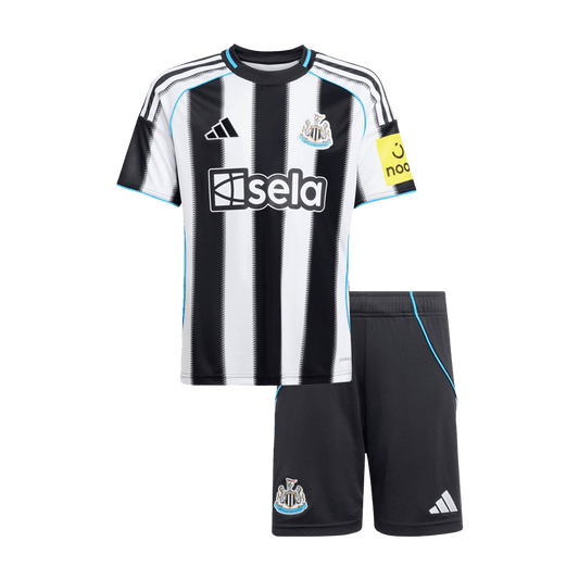 Kid's Newcastle United Home Soccer Jersey Kit(Jersey+Shorts) 2025/26