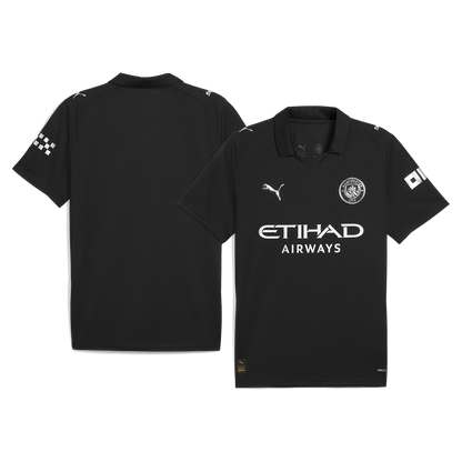 Manchester City Away Soccer Jersey 2025/26 Black