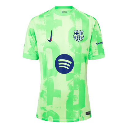 LAMINE YAMAL #19 Barcelona Third Away Soccer Jersey 2024/25 - UCL£¨Spotify Logo Without Text£©
