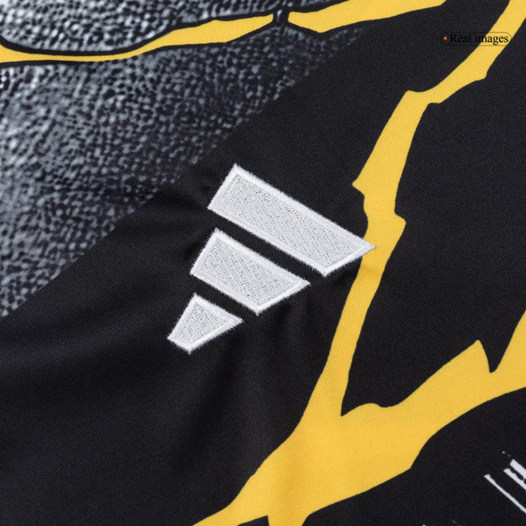 Real Madrid X Marvel Soccer Jersey 25/26 Black&White