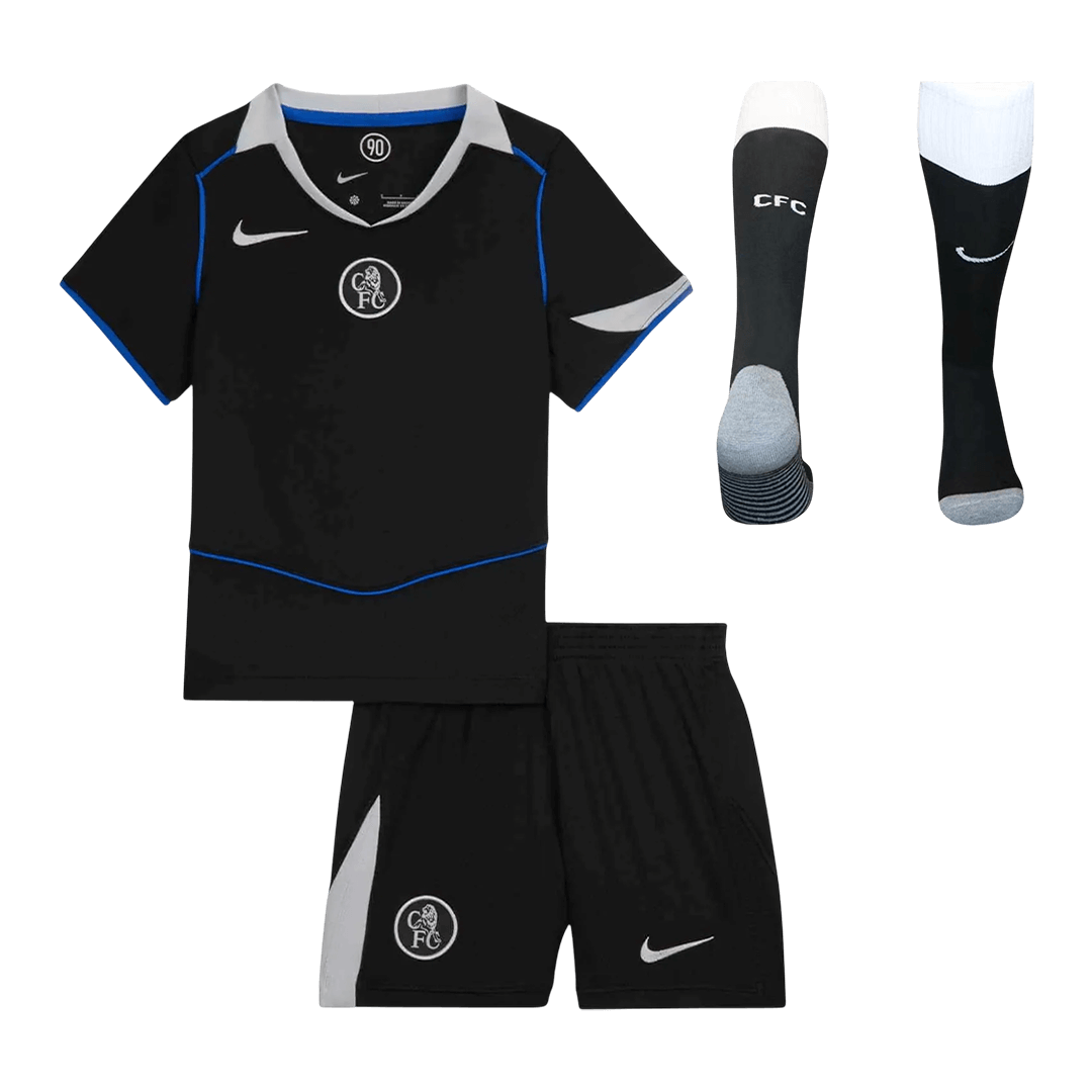 Kid's Chelsea Third Away Soccer Jersey Kit(Jersey+Shorts+Socks) 2025/26