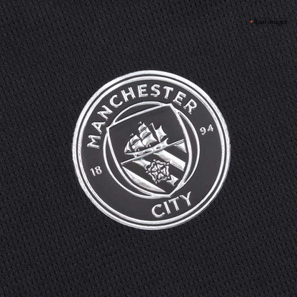 Women's Manchester City Away Soccer Jersey 25/26 Black