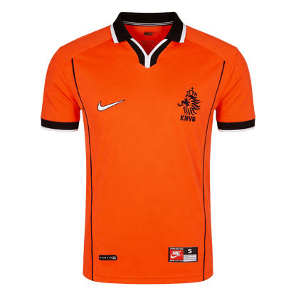 Retro Netherlands Home Soccer Jersey World Cup 1998 Orange
