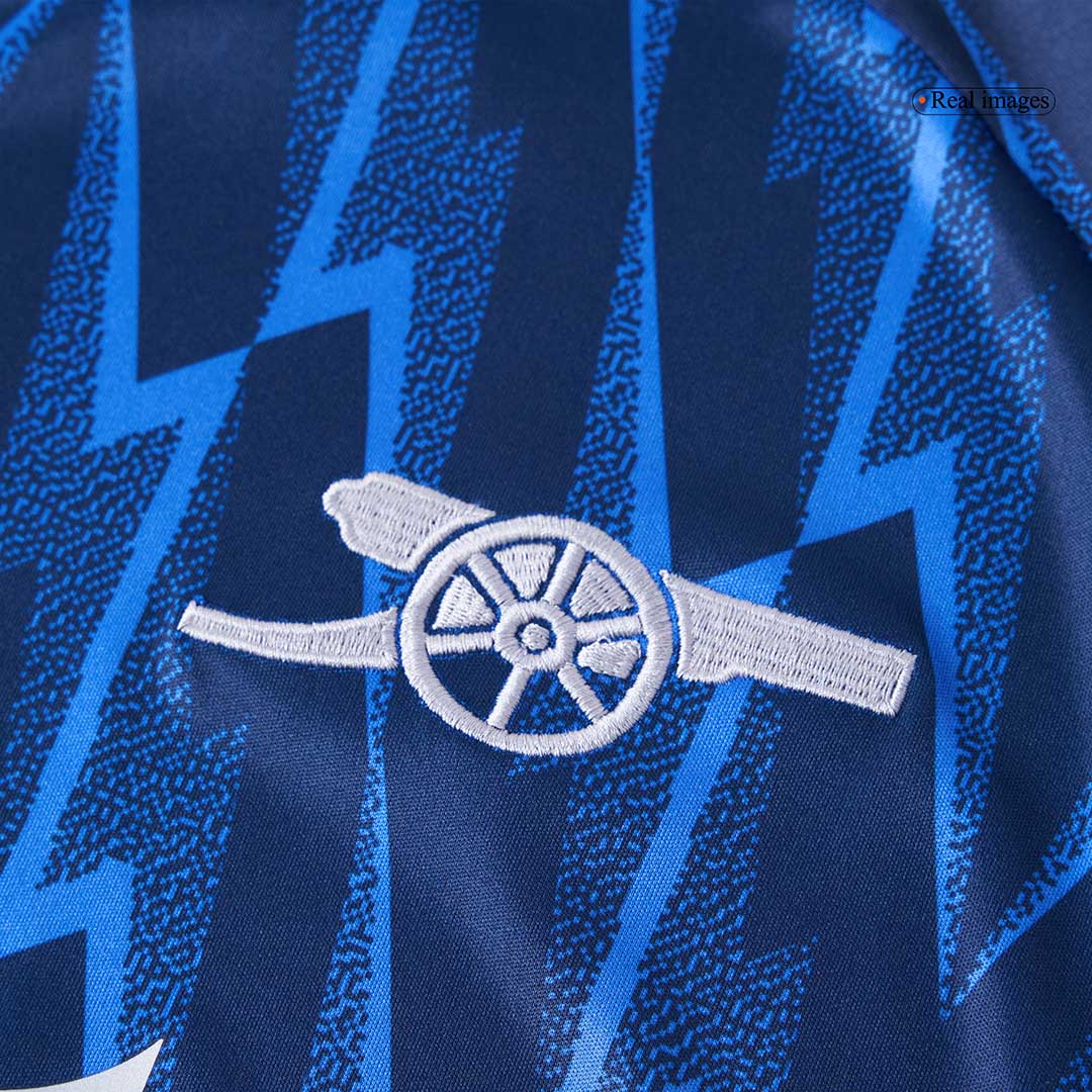 Arsenal Away Soccer Jersey Kit(Jersey+Shorts) 2025/26 Blue