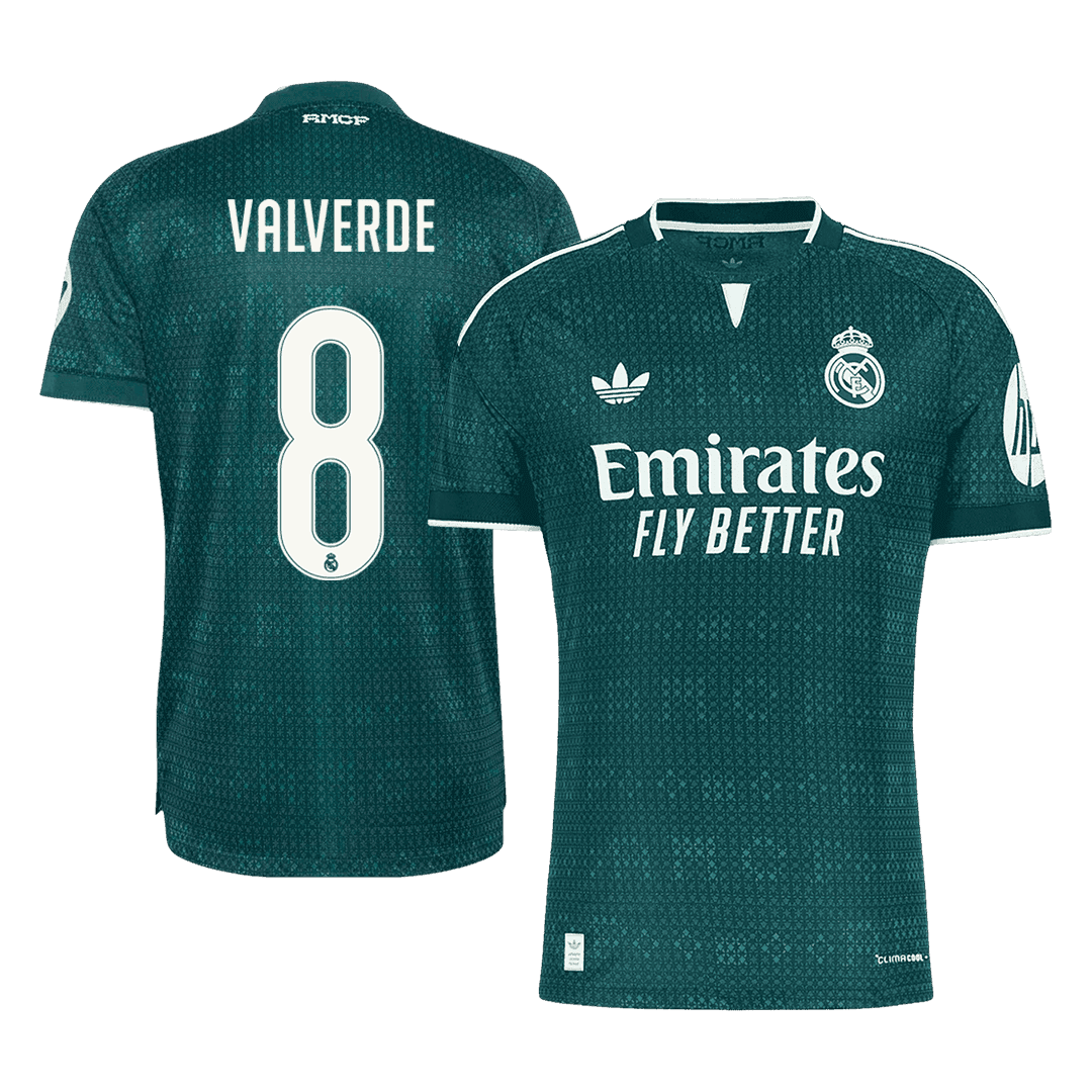 Authentic VALVERDE #8 Real Madrid Away Soccer Jersey 2026/27