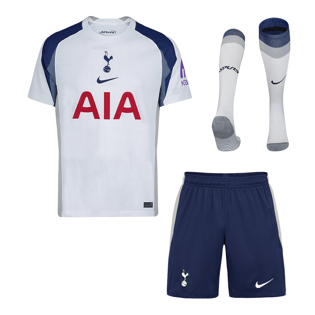 Tottenham Hotspur Home Soccer Jersey Kit(Jersey+Shorts+Socks) 2025/26