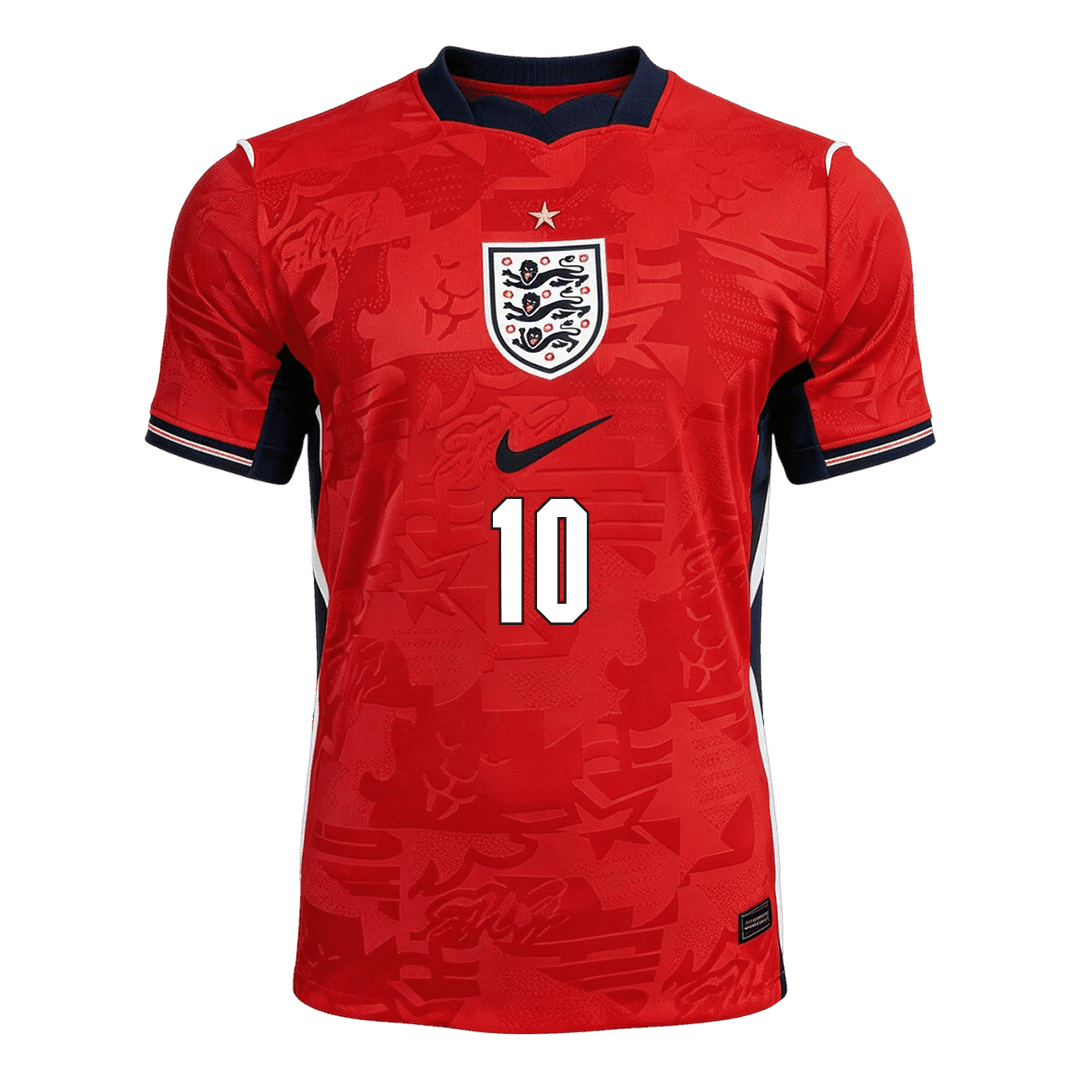 BELLINGHAM #10 England Away Soccer Jersey World Cup 2026 Red