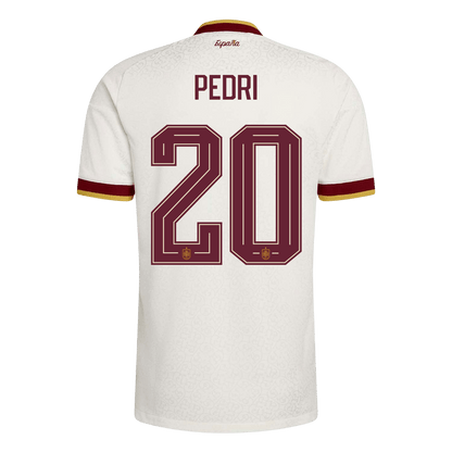 Authentic PEDRI #20 Spain Away Soccer Jersey 2026