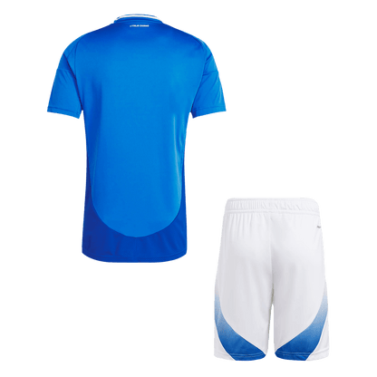 Italy Home Soccer Jersey Kit(Jersey+Shorts) Euro 2024