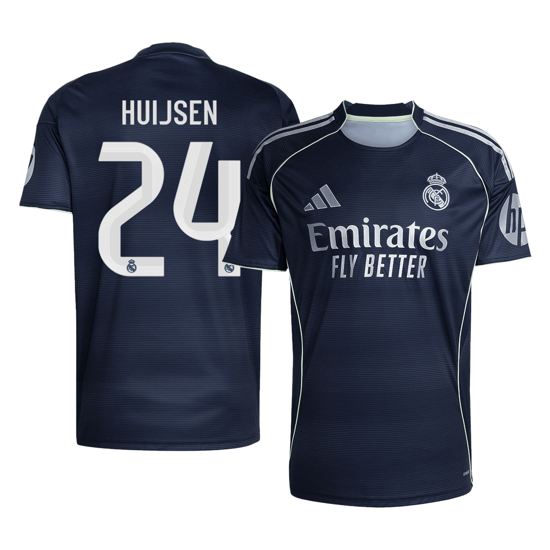 HUIJSEN #24 Real Madrid Away Soccer Jersey 2025/26 Navy