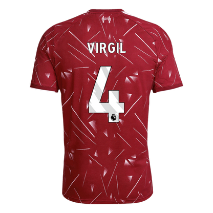 VIRGIL #4 Liverpool Home Soccer Jersey 26/27 Red
