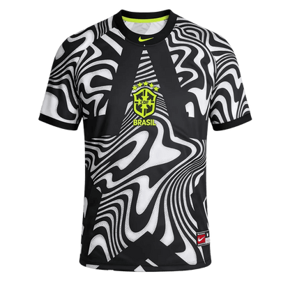 Brazil Hollywood Keepers Soccer Jersey World Cup 2026 Black &White