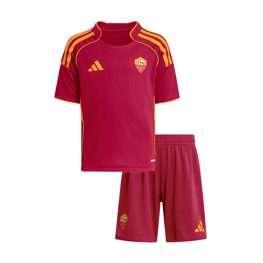 Kid's Roma Home Soccer Jersey Kit(Jersey+Shorts) 2025/26