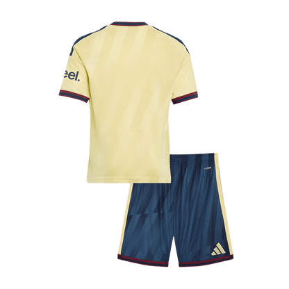 Kids Arsenal Third Soccer Jersey Kit (Jersey+Shorts) 2026/27 Yellow