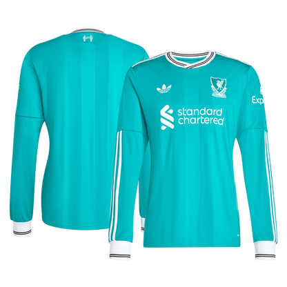 Liverpool Third Away Long Sleeve Soccer Jersey 2025/26
