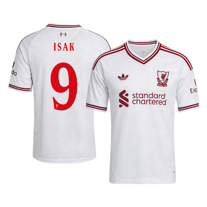 ISAK #9 Liverpool Away Soccer Jersey 2026/27 White - UCL
