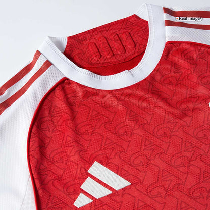Authentic GYÖKERES #14 Arsenal Home Soccer Jersey 2025/26 Red