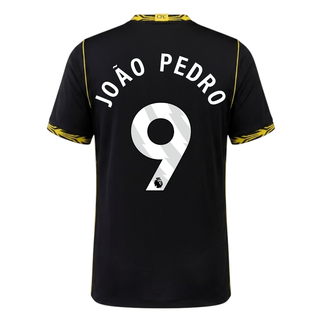 JOÃO PEDRO #9 Chelsea Away Soccer Jersey 2026/27 Black