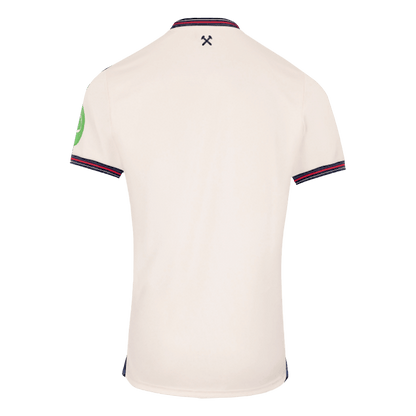 West Ham United Away Soccer Jersey 2025/26 White