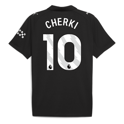 CHERKI #10 Manchester City Away Soccer Jersey 2025/26 Black