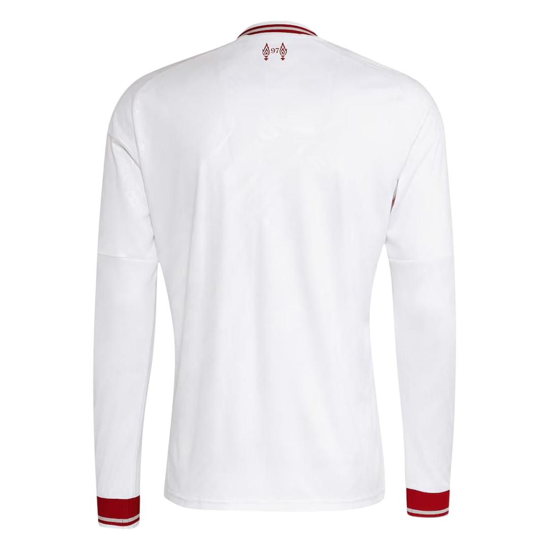Liverpool Away Long Sleeve Soccer Jersey 2026/27 White