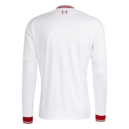Liverpool Away Long Sleeve Soccer Jersey 2026/27 White