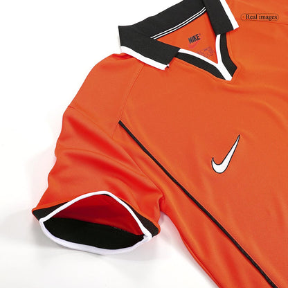 Retro Netherlands Home Soccer Jersey World Cup 1998 Orange