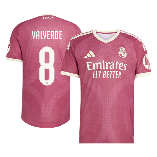 Authentic VALVERDE #8 Real Madrid Third Away Soccer Jersey 2026/27