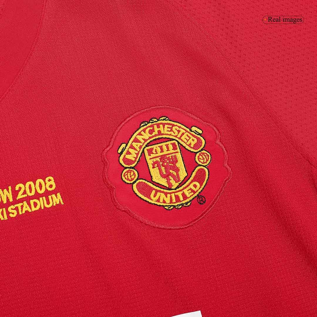 07-08 Manchester United Champion League Home Retro Jersey Shirt