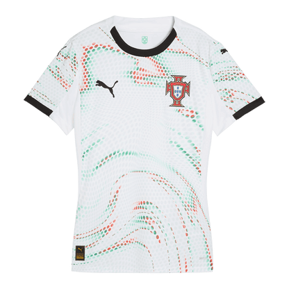 Women's Portugal Away Soccer Jersey 2025 White