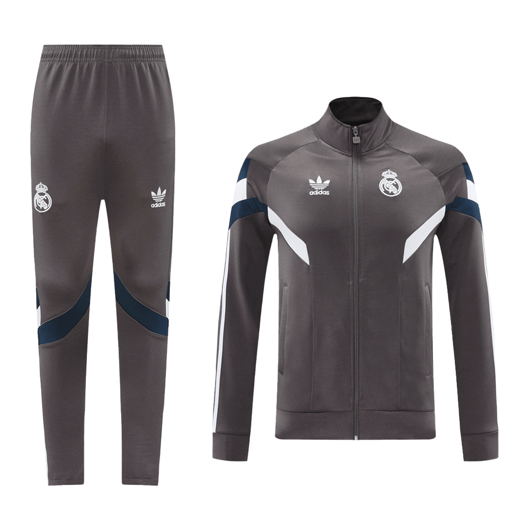 Men's Real Madrid Training Jacket Kit (Jacket+Pants) 2024/25 Football Kit UK