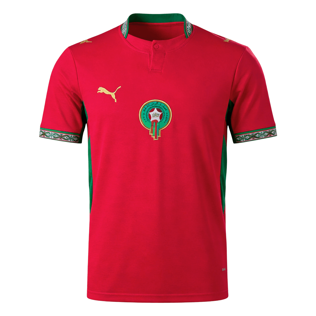 Morocco Home Football Shirt World Cup 2026 Red