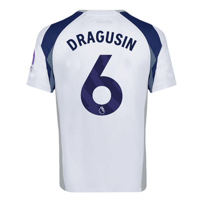 DRAGUSIN #6 Tottenham Hotspur Home Soccer Jersey 2025/26 White