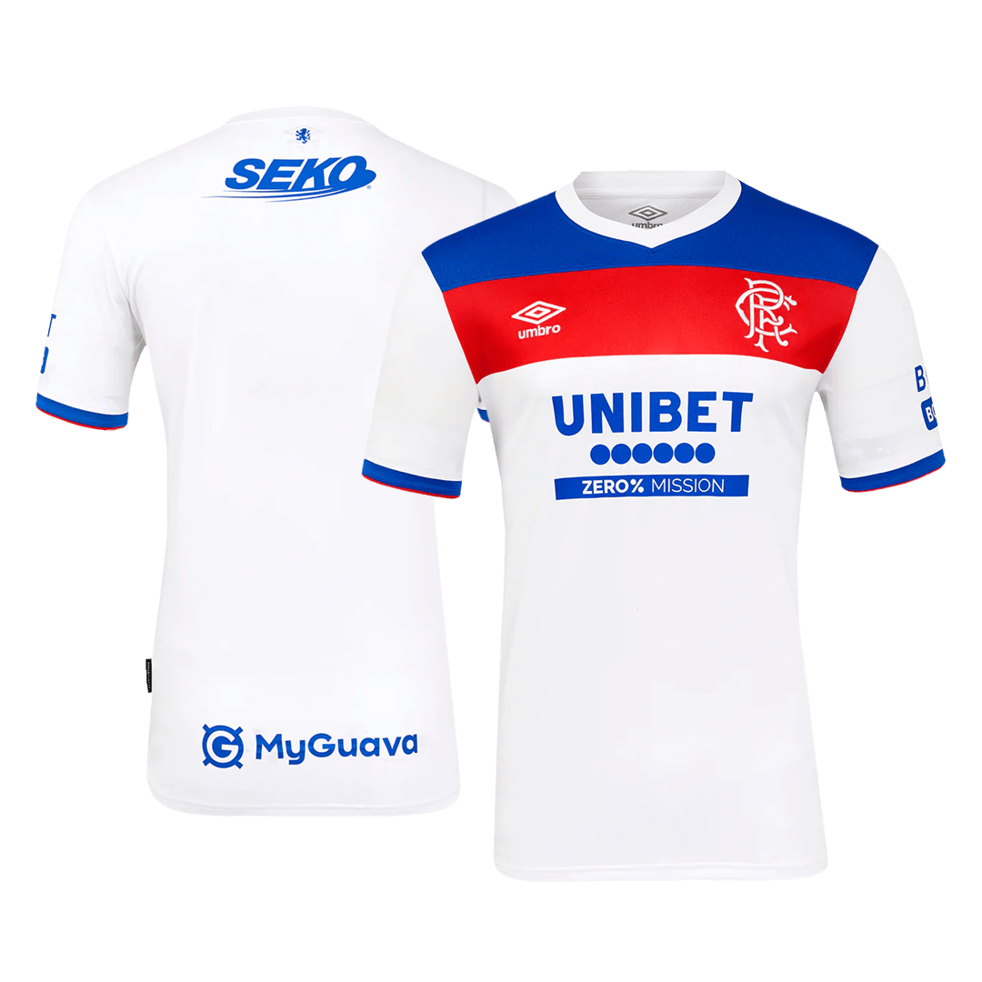 Glasgow Rangers Away Soccer Jersey 2025/26 White